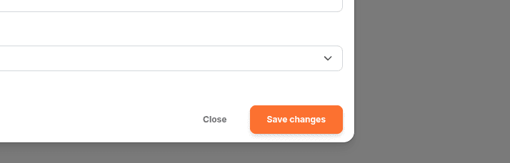 Save setting yang telah diubah