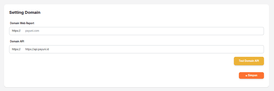 Setting Domain